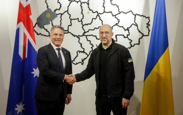Річард Марлз та Денис Шмигаль / © Telegram/Денис Шмигаль