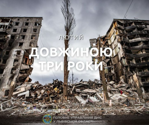 24 лютого: Третя річниця повномасштабного вторгнення росії в Україну