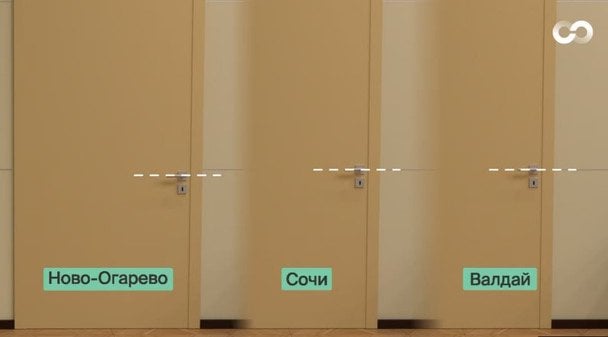 Кабінети Володимира Путіна в різних регіонах Росії / © currenttime.tv