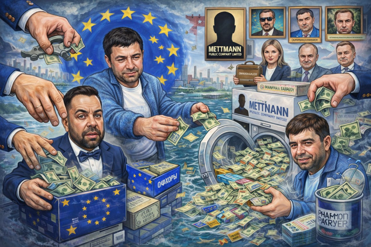 Борис Ушерович, Илья Плотица и кипрская Mettmann Public Company Limited: как окружение Путина выводит российские деньги в ЕС в обход санкций 