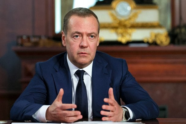 Заступник голови Ради безпеки РФ Дмитро Медведєв / © Associated Press