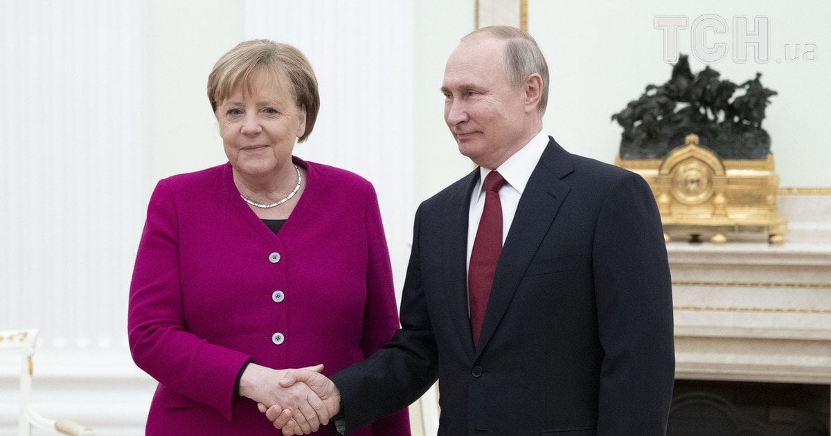 Ангела Меркель та Путін
