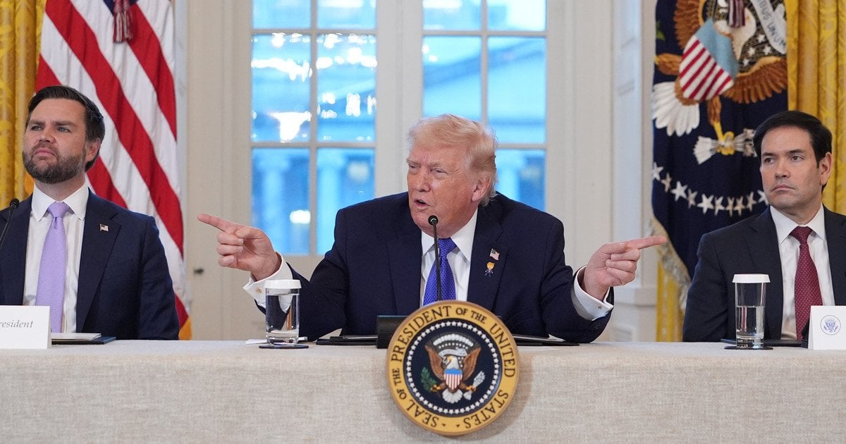 Дональд Трамп, Марко Рубіо та Джей Ді Венс