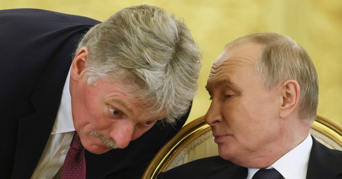 Дмитро Пєсков і Володимир Путін